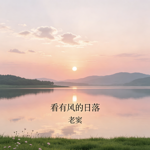 看有风的日落