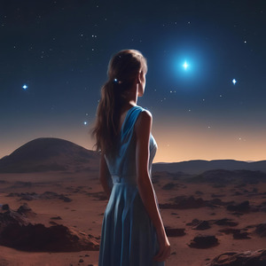 青い地球を眺めながら