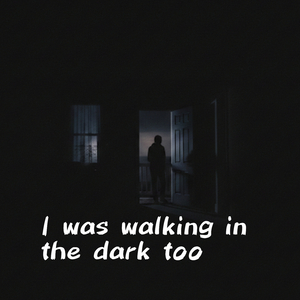 I was walking in the dark too
