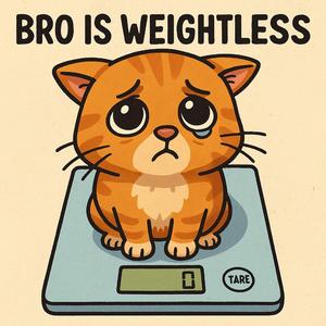 Bro is WEIGHTLESS