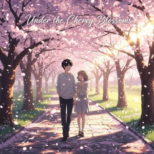 벚꽃 아래 너와