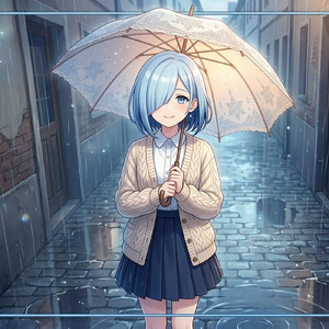 傘の傾き