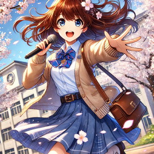 アタシの桜散る道