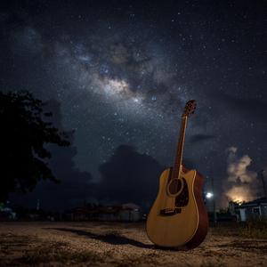 Purpple Light Of Distant