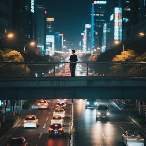 灯火下的身影与梦