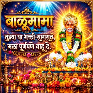 बाळूमामा तुझ्या या भक्ती-सागरात, मला पूर्णपणे वाहू दे.