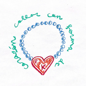 Collar con forma de corazón