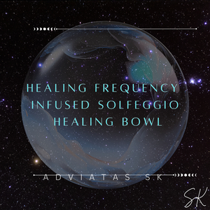 Healing Frequency Infused Solfeggio Healing Bowl