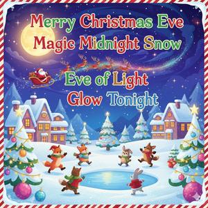 Merry Christmas Eve Magic Midnight Snow Eve of Light Glow Tonight