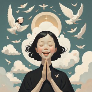 Girl in Black/Pls Smile