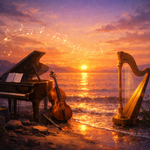 黄昏の凪にほどけて