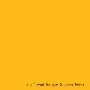 i will wait for you to come home