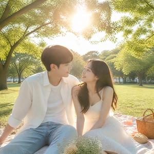 햇살아래너와나