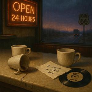 Diner Lights on Route 66