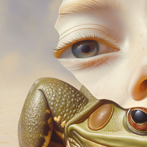 Mama Frog Would Rather Not Show Her Face