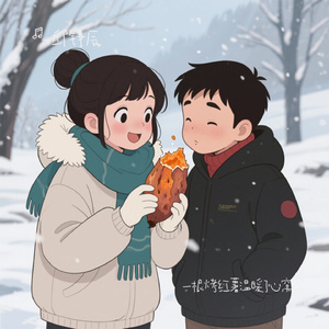 一根烤红薯温暖了心窝