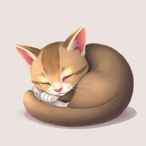 猫のお昼寝タイム