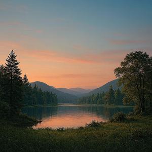 雨雲の向こうの光