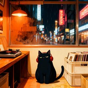 Black Cat Watching