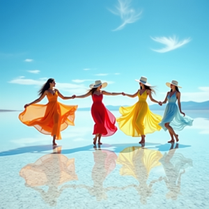 光のダンスフロア