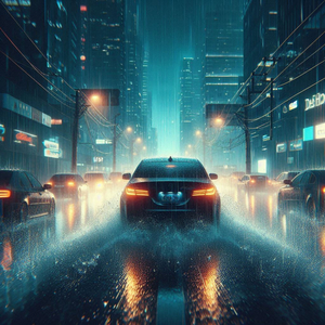 Relaxing Rain Noise While Driving 18