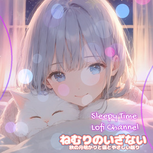 ねむりのいざない 秋の月明かりと猫とやさしい眠り