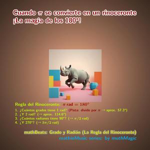 mathBeats: Grado y Radián (La Regla del Rinoceronte)