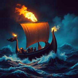 Ярл гонит драккар