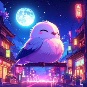 シマエナガの夜