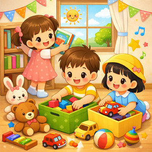 おかたづけ ぽんぽん！