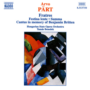 Fratres (version for violin, strings and percussion): Fratres for Violin, Strings and Percussion