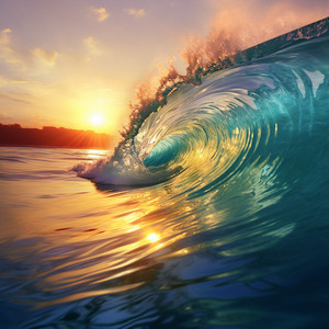 Olas Armónicas De Tranquilidad