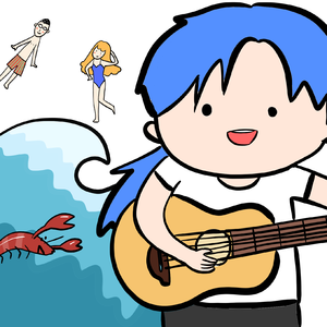 想和你迎着台风去看海