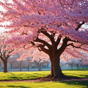 樱花树下站谁都美