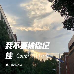 我不要被你记住