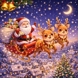 サンタがやってくる