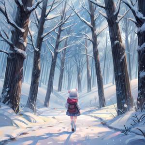 降り積もる雪、私だけの白い物語