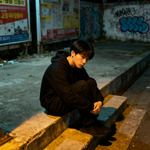 雨中等旧人