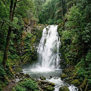 hidden waterfall