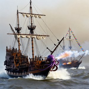 The Battle of the Kraken and Gasparilla