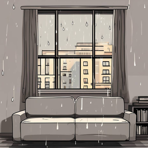 天空忽然下起雨