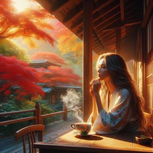 紅葉の木漏れ日に包まれて カフェBGM 作業用