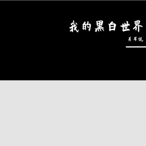我的黑白世界