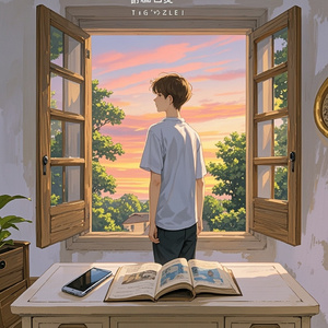 窗外的少年