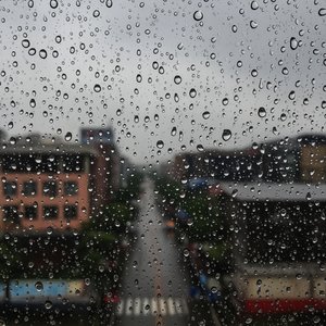 Blue Hour Atmosphere Over Parking lot