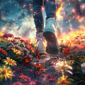 앞으로 나아가는 발걸음