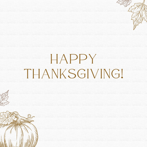 Happy Thanksgiving