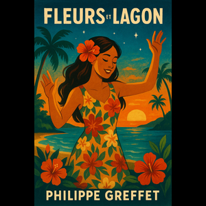 Fleurs et Lagon