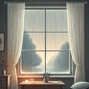 しとしと降る雨