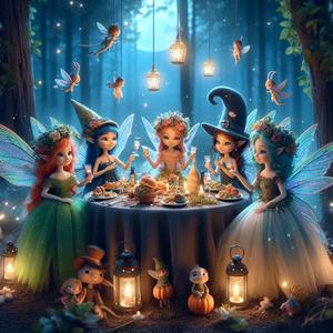 月明かりに眠る妖精